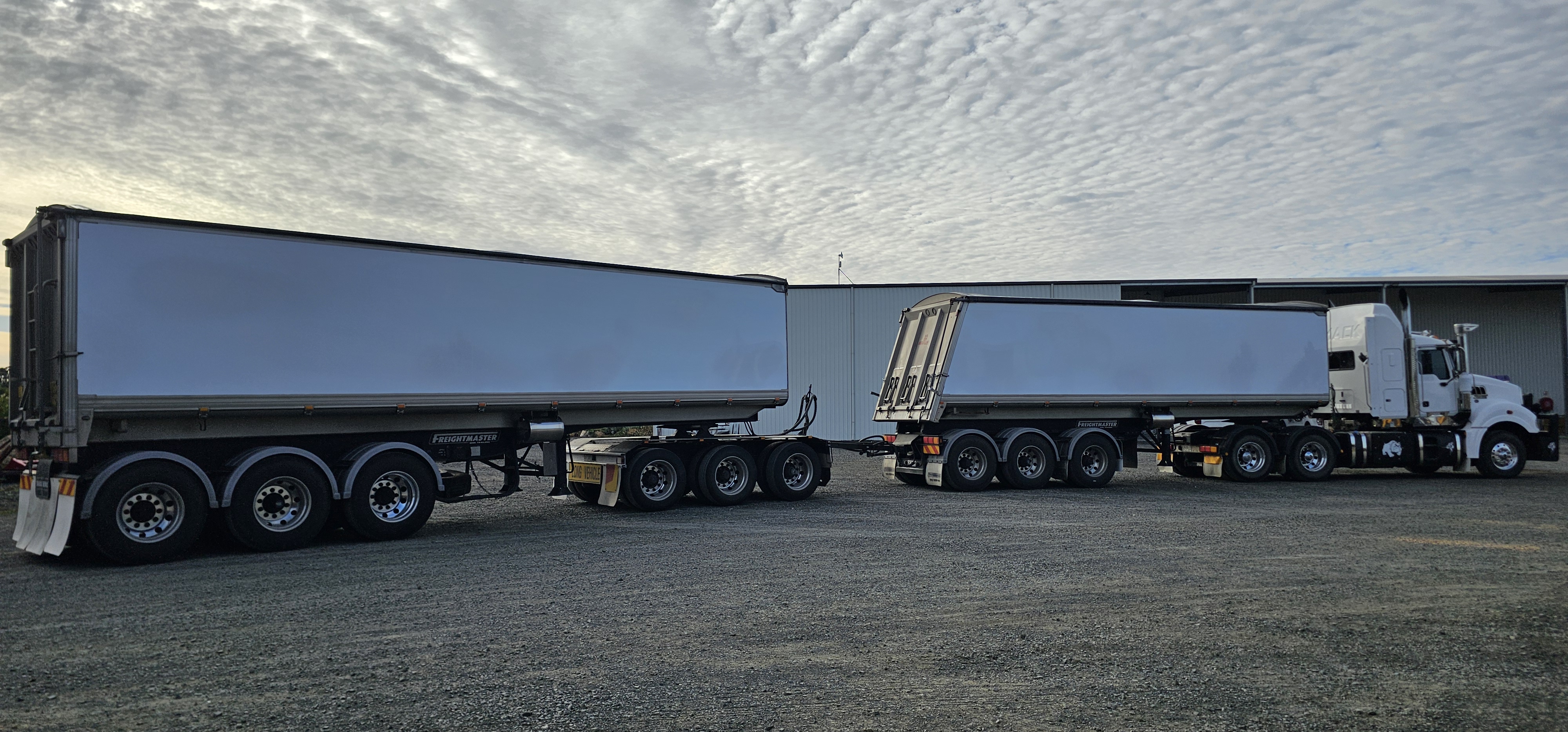truck and trailers